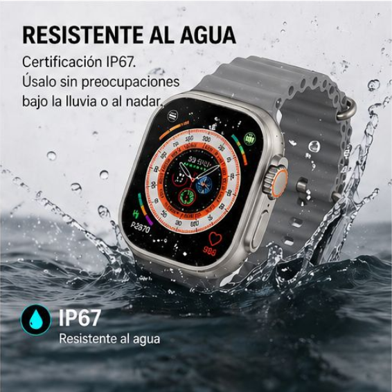 SMARTWATCH ULTRA 2 + 1 CORREA (GRATIS)