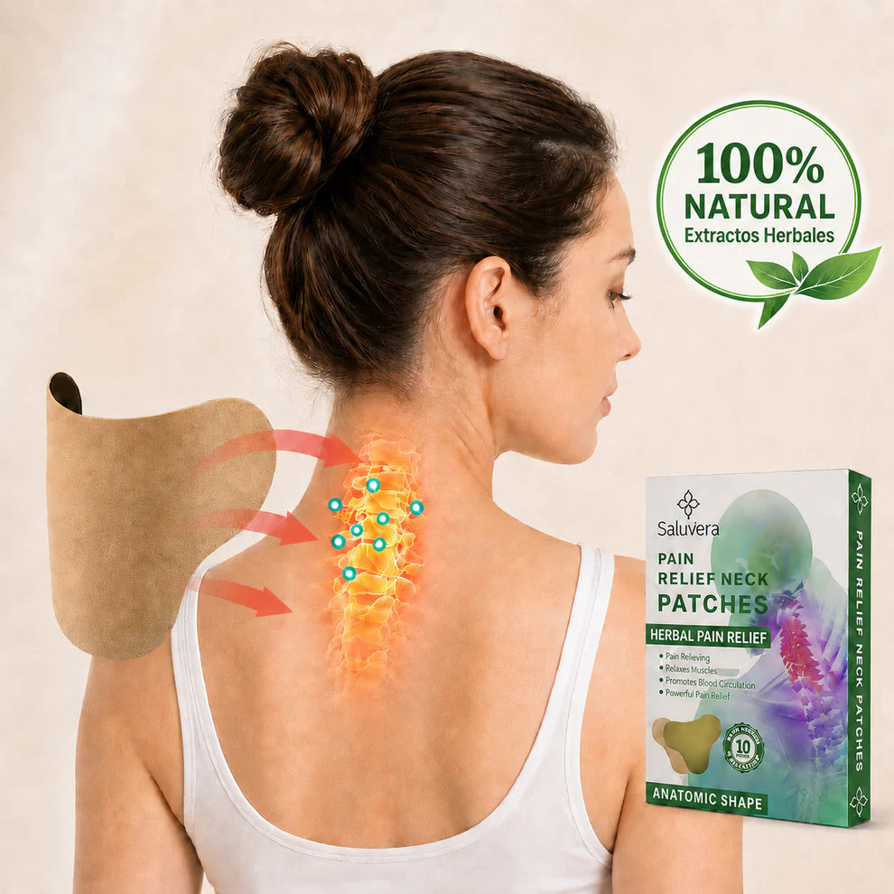 Almohada Cervical Viscoelástica GRIS + Pack De Parches Para Aliviar Dolor ¡(GRATIS)!